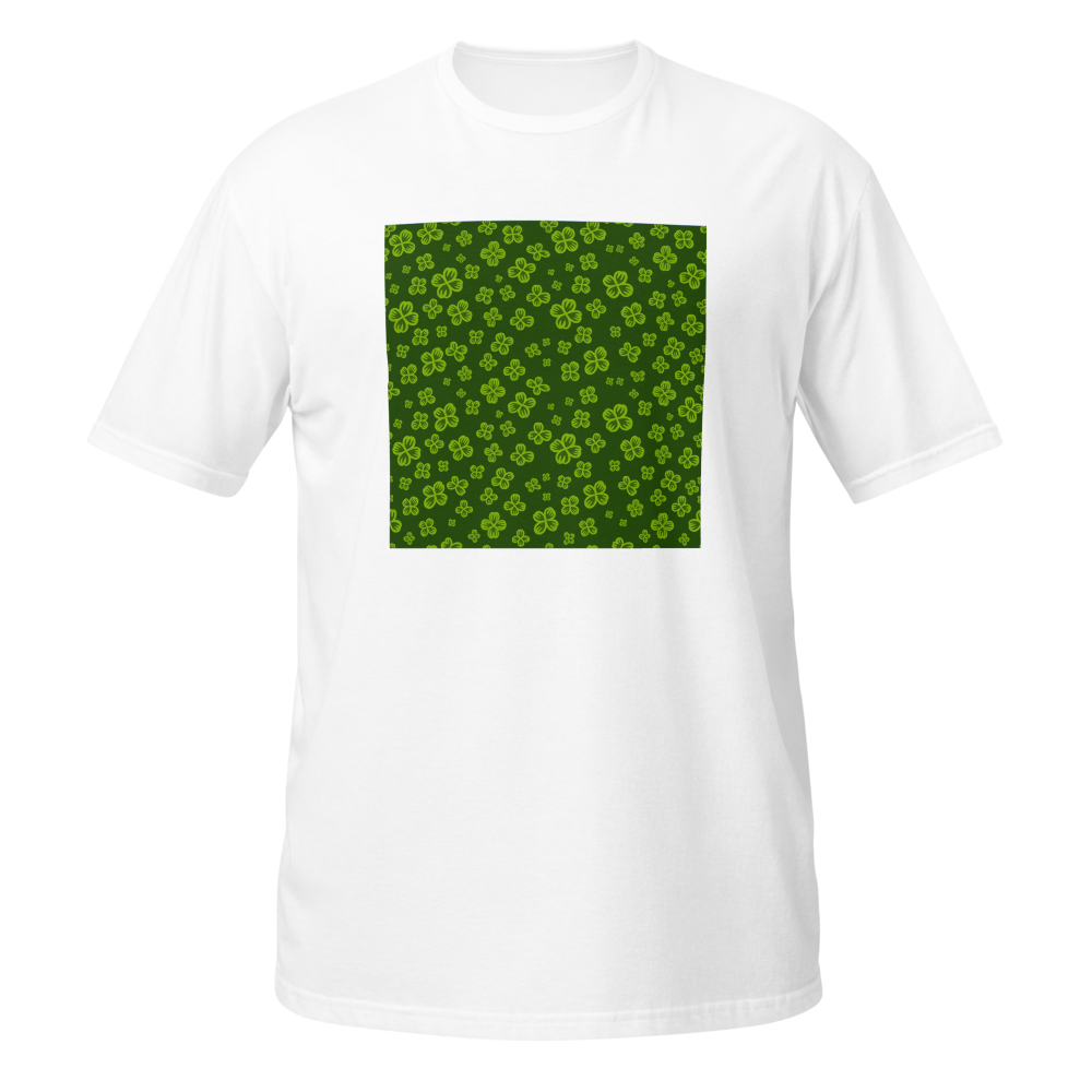 Plants Green Background Clover Pattern