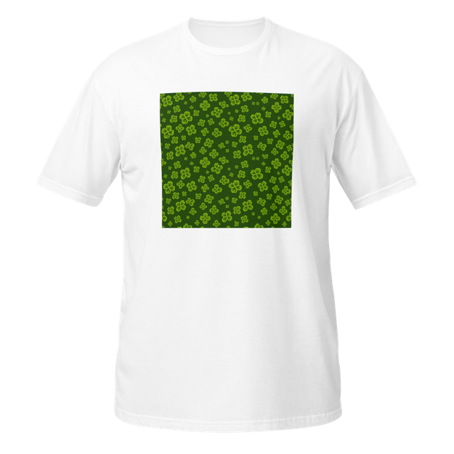 Plants Green Background Clover Pattern