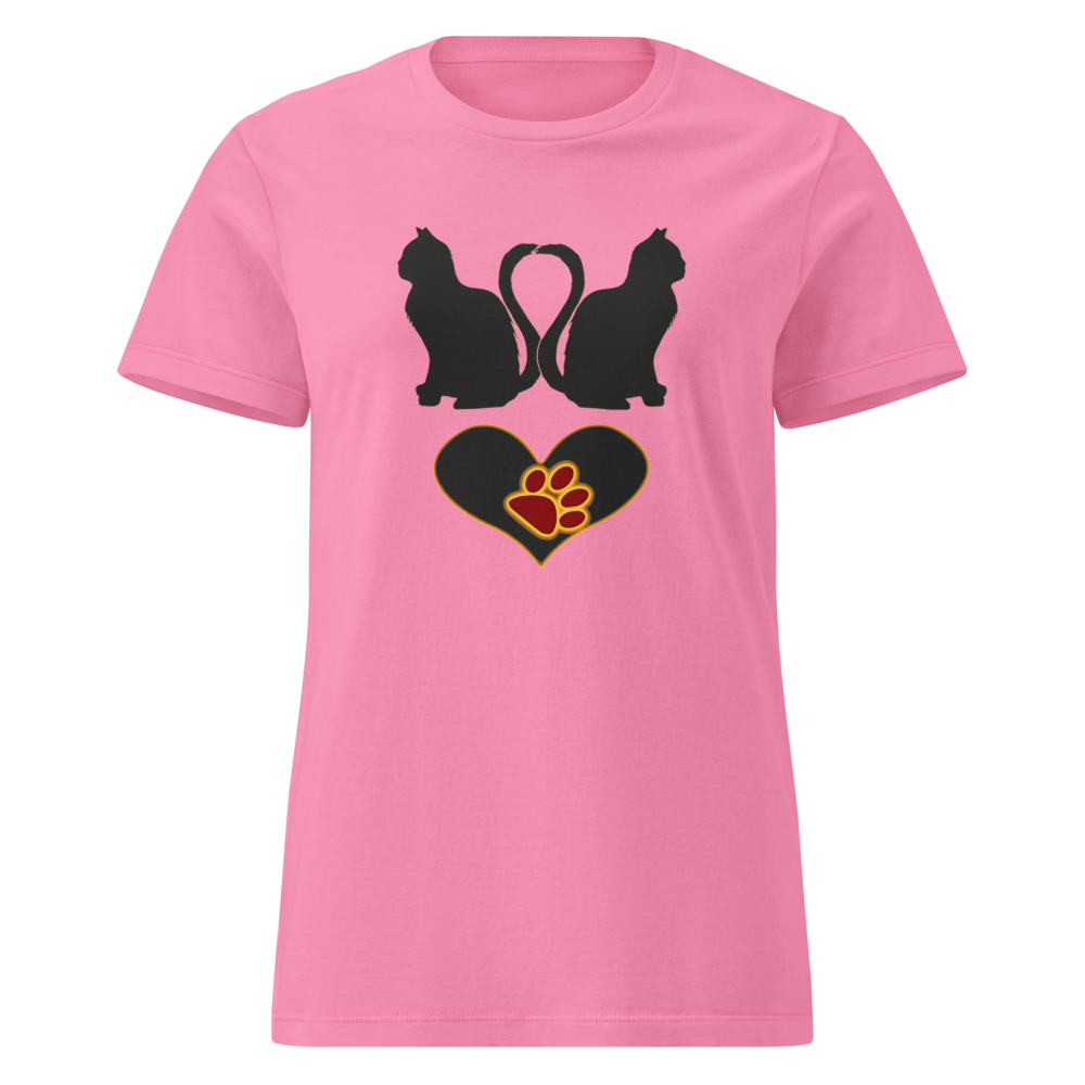 Stylish double image of a “cat heart”