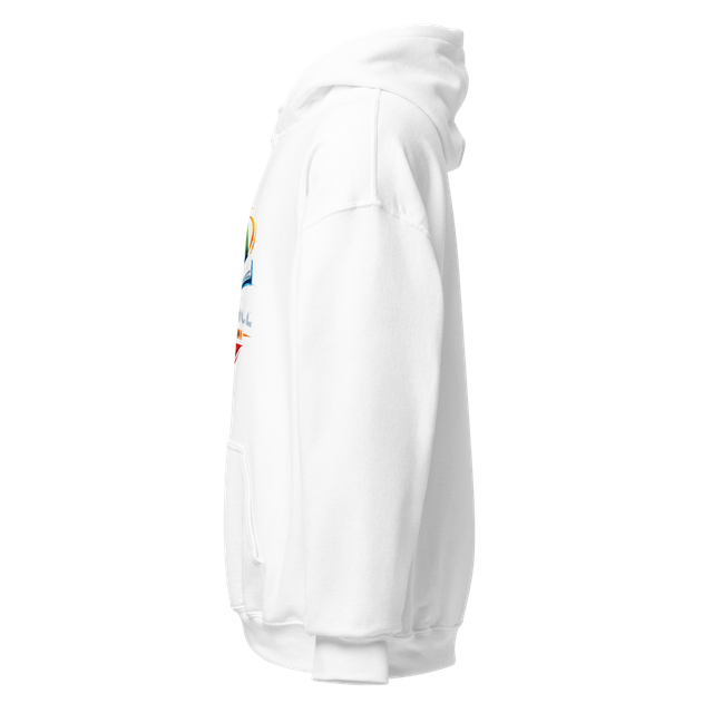 Hoodie blanc unisexe - Minimaliste confortable