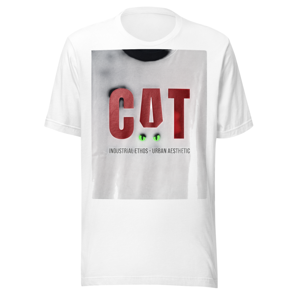CAT Urban Aesthetic Graphic T-Shirt