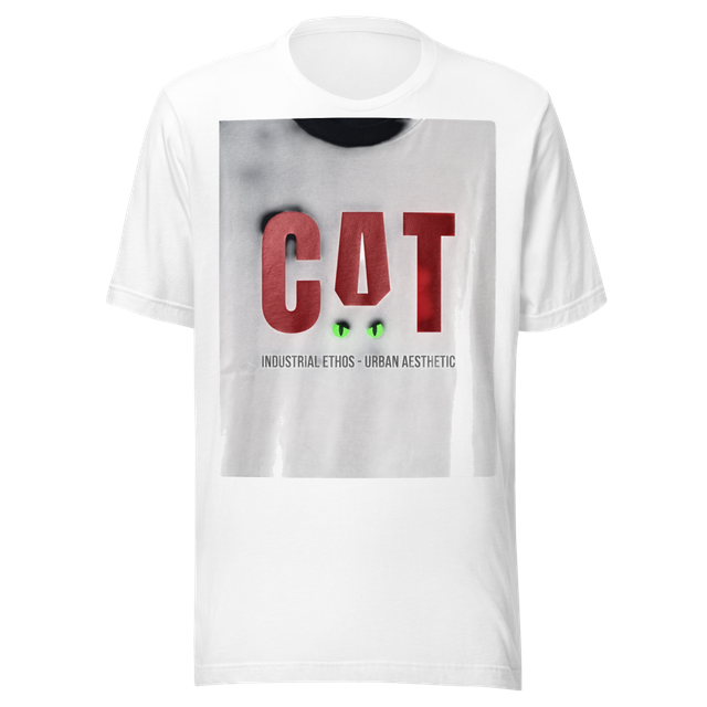 CAT Urban Aesthetic Graphic T-Shirt