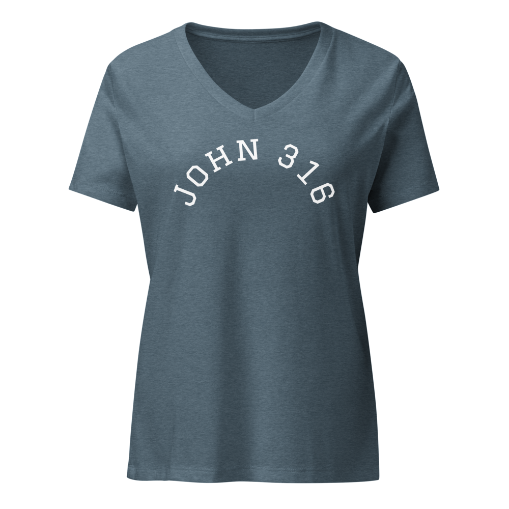 John 316 T Shirt - Faith-based Clothing Women