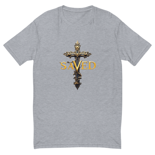 Saved Christian T Shirt Next Level 3600