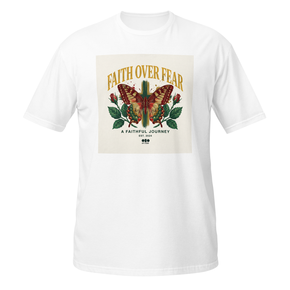 Faith Over Fear T Shirt - Gildan 64000