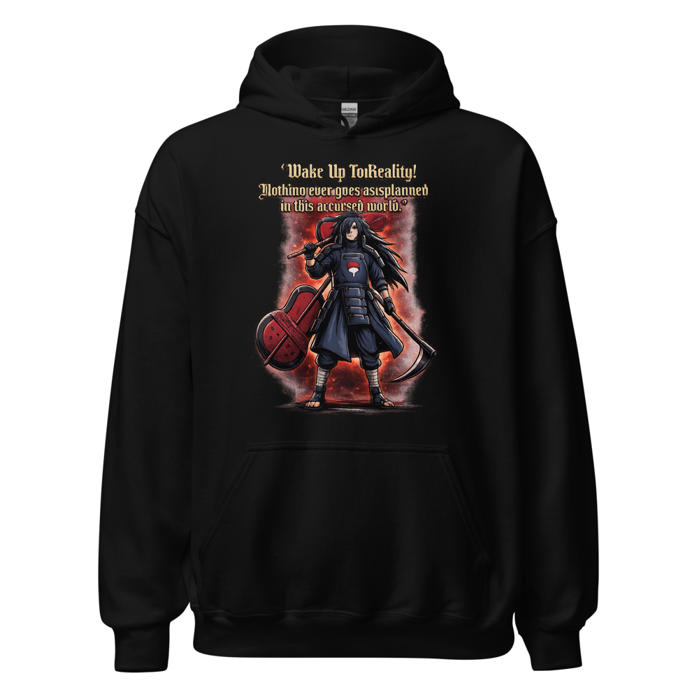 Madara Uchiha "Wake Up To Reality" Anime Hoodie