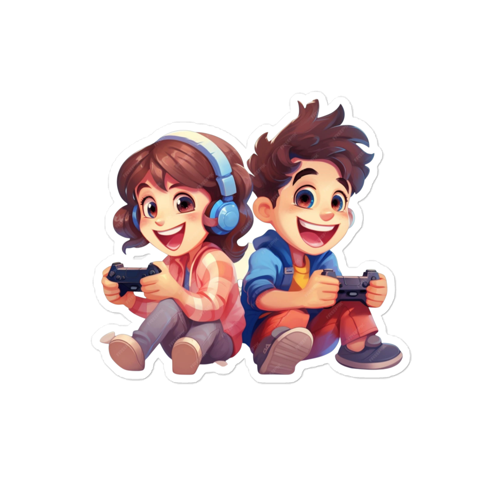 Gaming duo stickers 