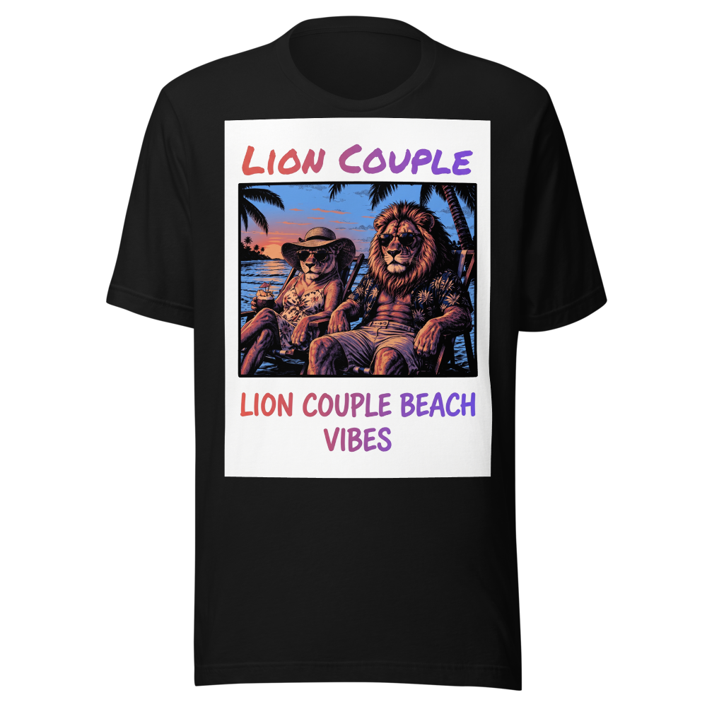 Cool Lion Beach Vibes T-Shirt