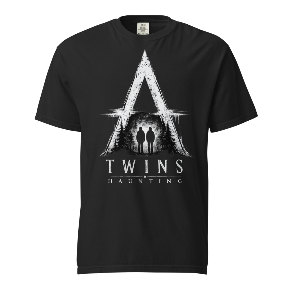     A Twins Haunting Black Logo Tee