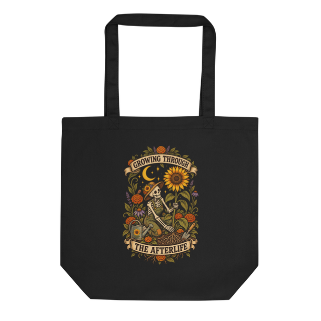 Growing Through the Afterlife Garden Tote Bag