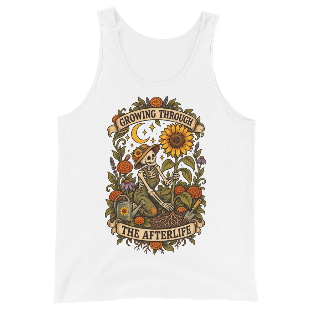 Growing Through the Afterlife Garden Tank Top