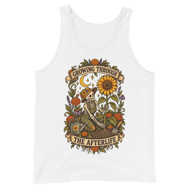 Growing Through the Afterlife Garden Tank Top