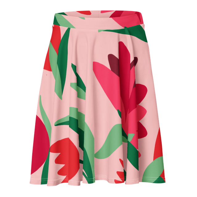 Print Skater Skirt