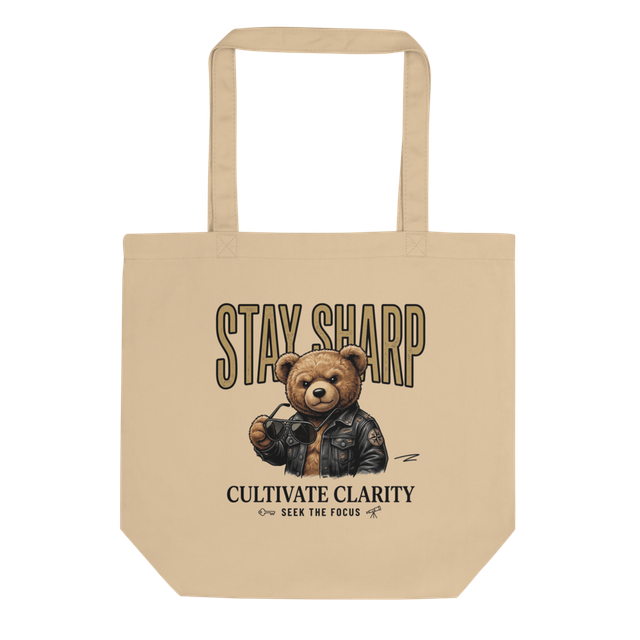 Stay sharp tote bag