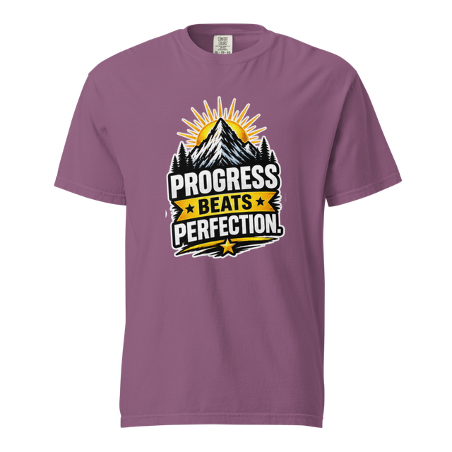 Progress Beats Perfection – Growth Mindset T-Shirt
