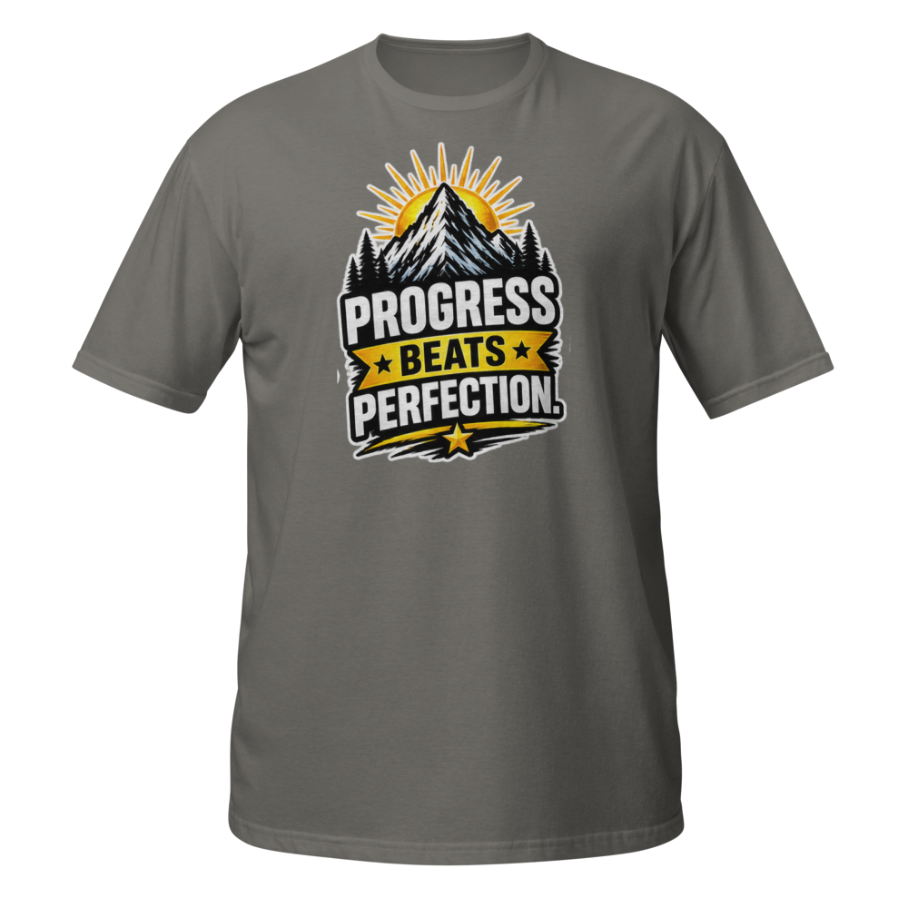Progress Beats Perfection – Growth Mindset T-Shirt