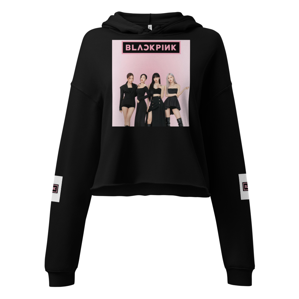 Blackpink cropped hoddie for girls 