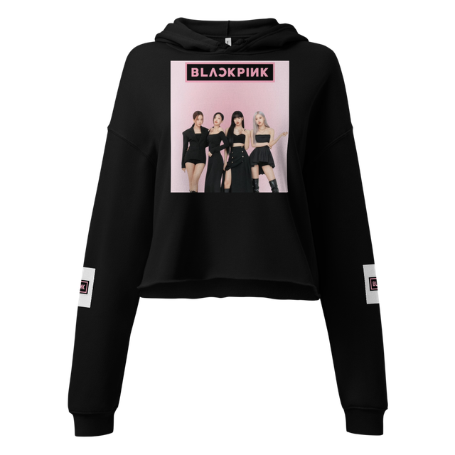 Blackpink cropped hoddie for girls