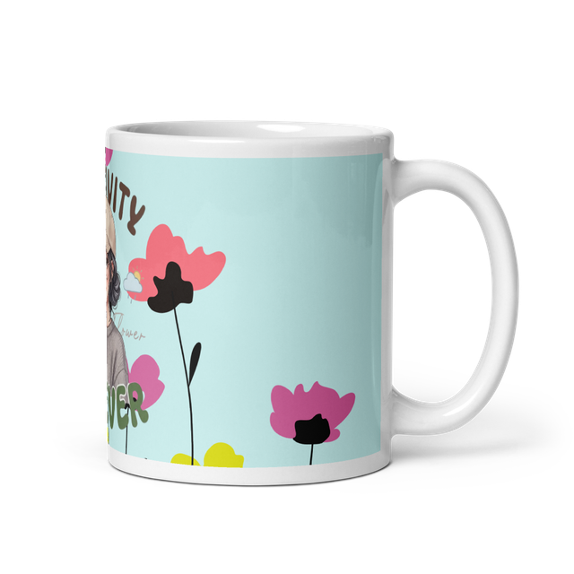 White glossy Mug