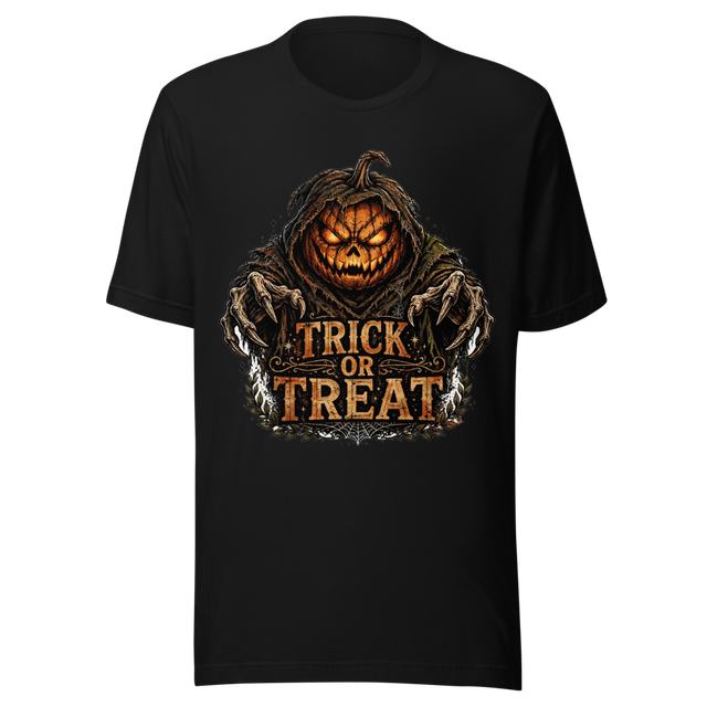 Trick or Treat Pumpkin Monster Halloween Tee