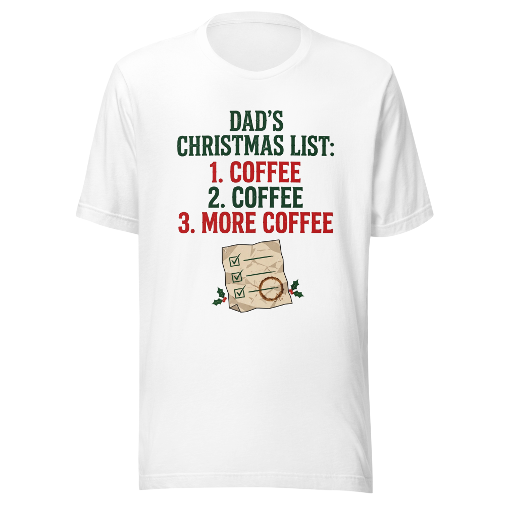 Dad's Christmas List Coffee