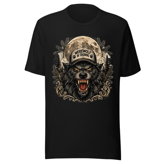 Werewolf in Training Halloween T-Shirt