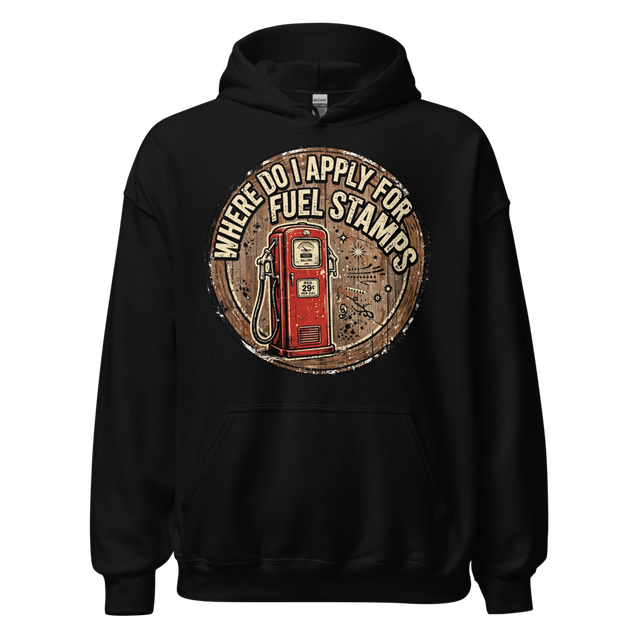 Fuel Stamps Hoodie - Dad's Fuel Supply Co.