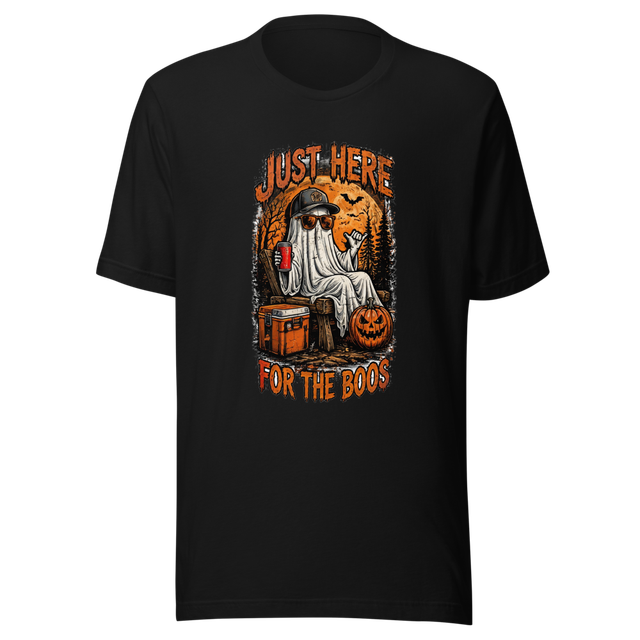 Just Here for the Boos Ghost Halloween Tee