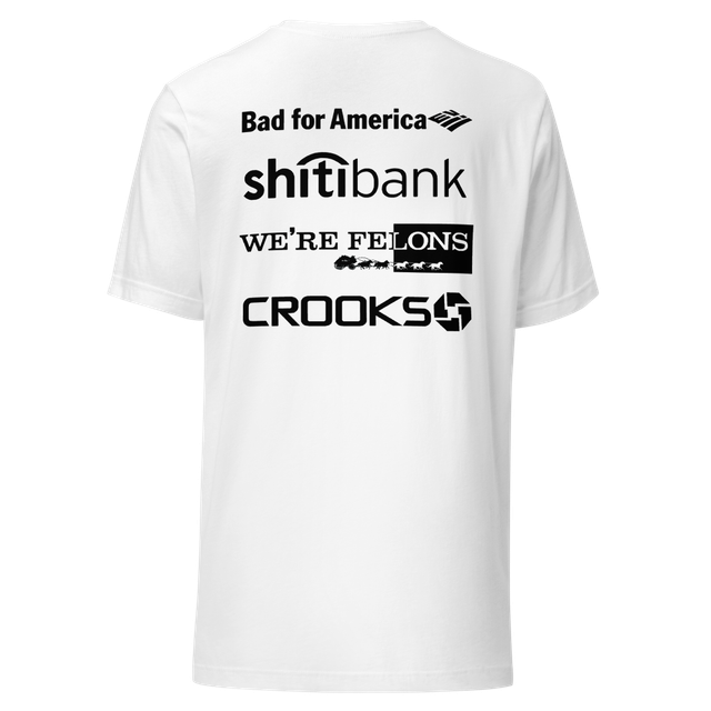 Bankers Behind Bars front, Bad Banks back