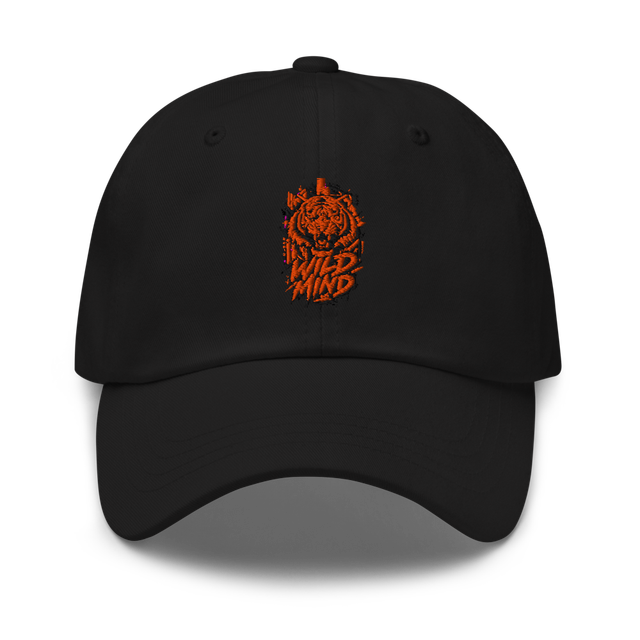 WILD MIND Tiger Embroidered Cap | Premium