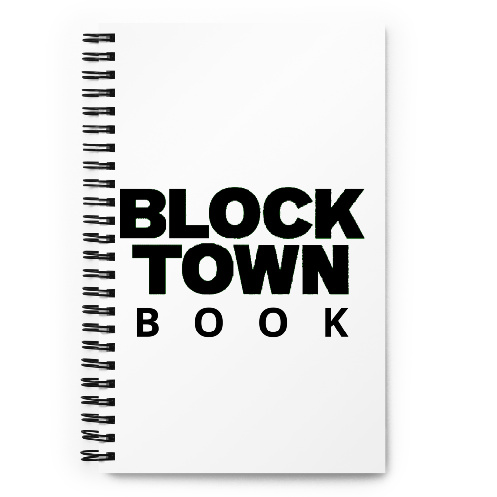 Block Town Book's Spiral Notebook