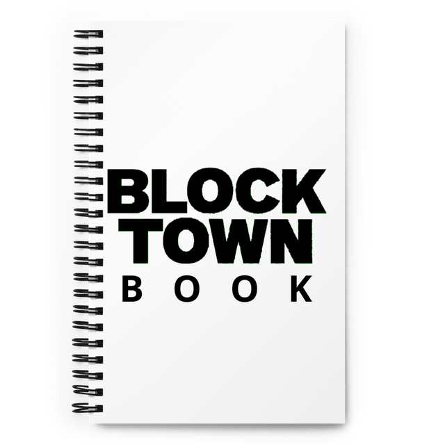 Block Town Book's Spiral Notebook