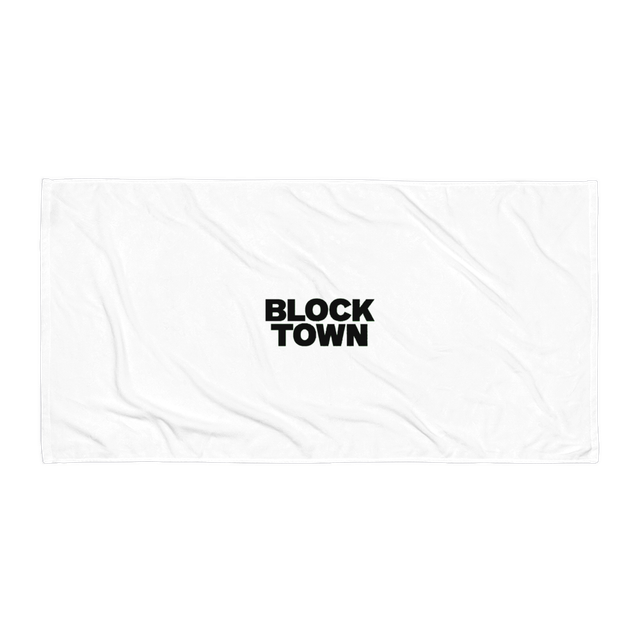 Block Town's Beach Towel