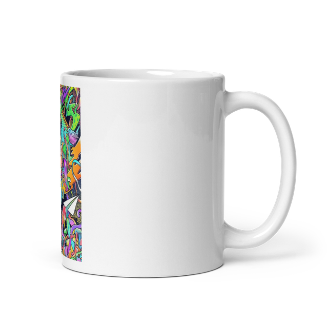 Colorful Surreal Abstract Art Coffee Mug