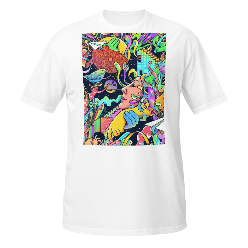 Colorful Surreal Abstract Art Design for T-Shirts,