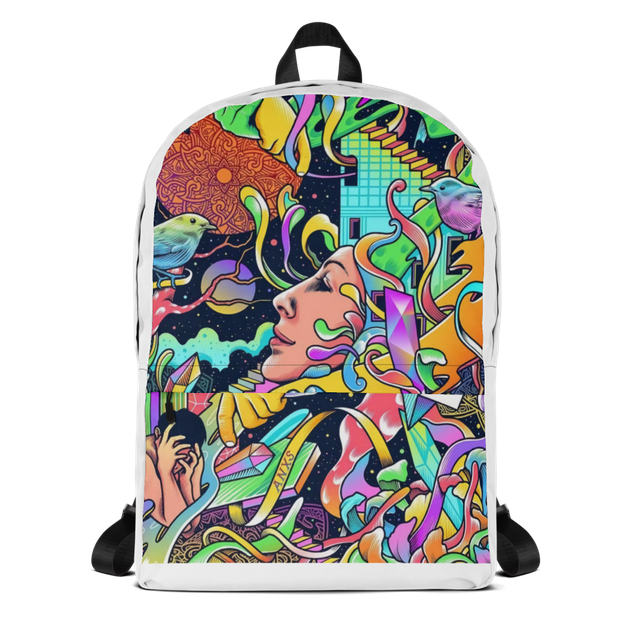 Colorful Surreal Abstract Art Tote Bag
