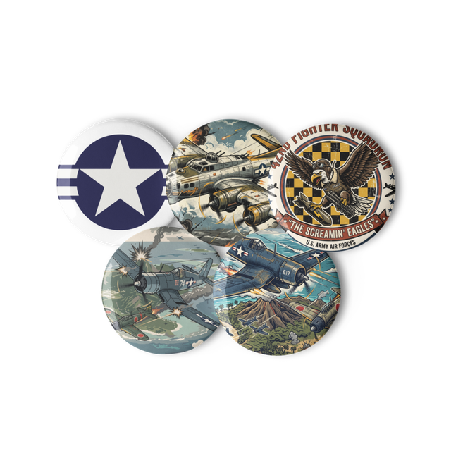 Set of Pin Buttons