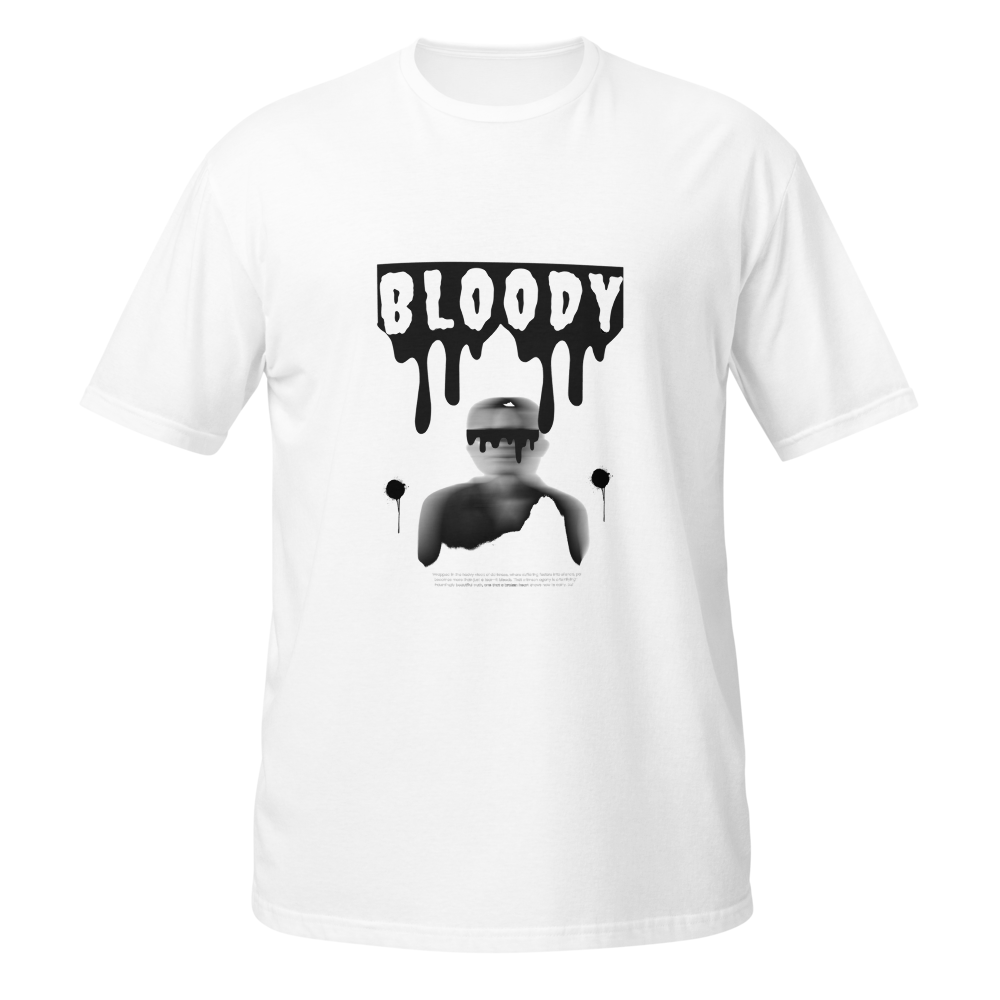 Bloody Darkness" Aesthetic Streetwear T-Shirt.