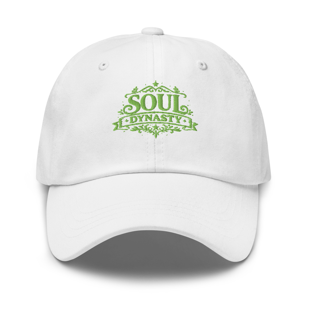 Soul Dynasty Embroidered White Baseball Cap | Sty