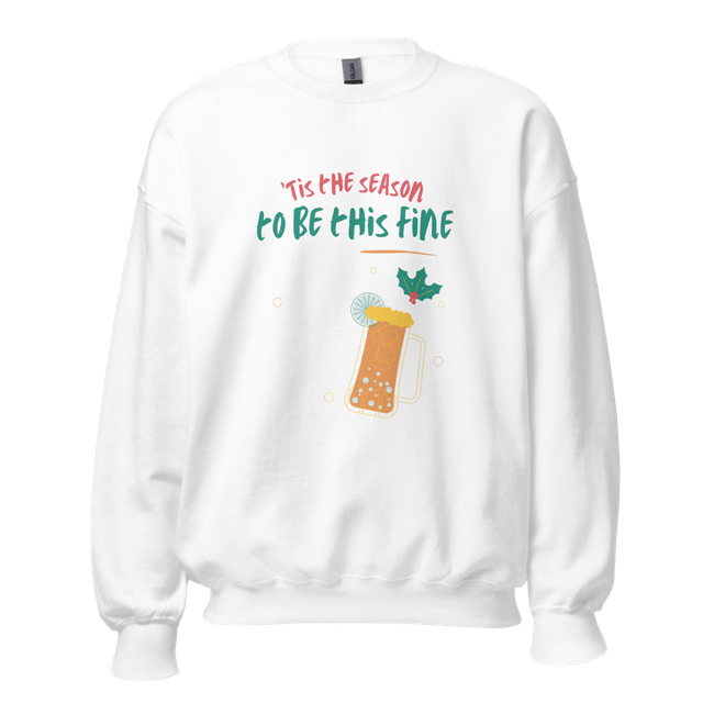 Unisex Crew Neck "tis' the season" its almost xmas
