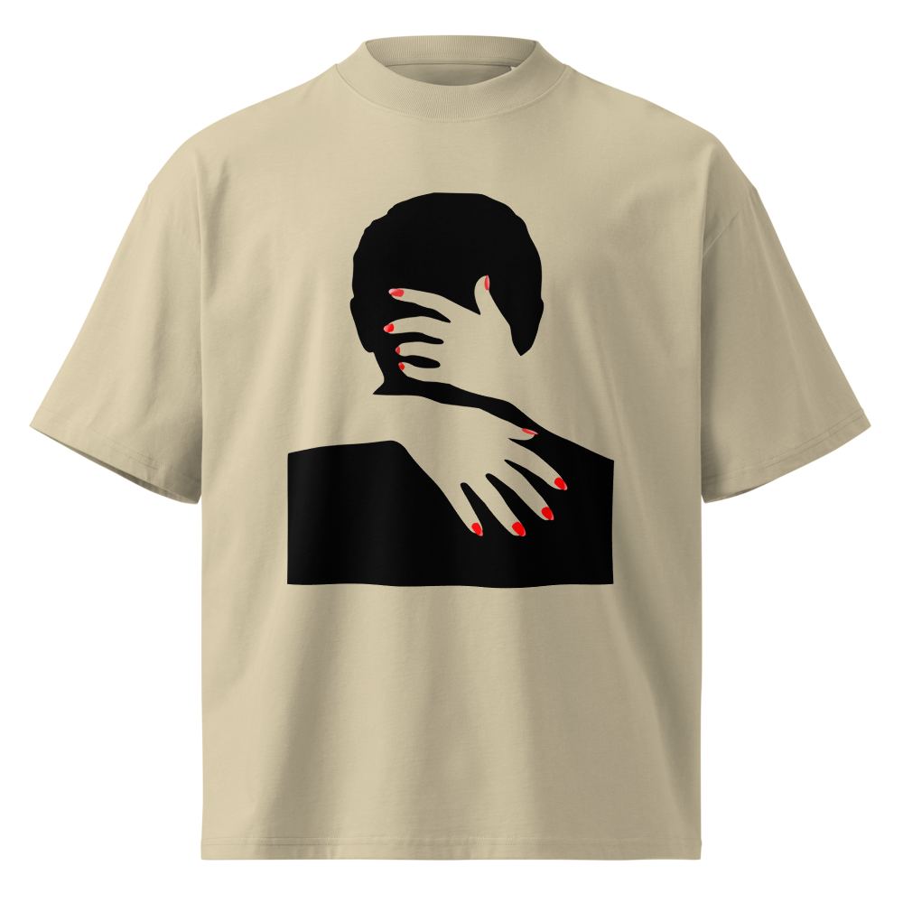 Unisex Oversized High Neck Tee