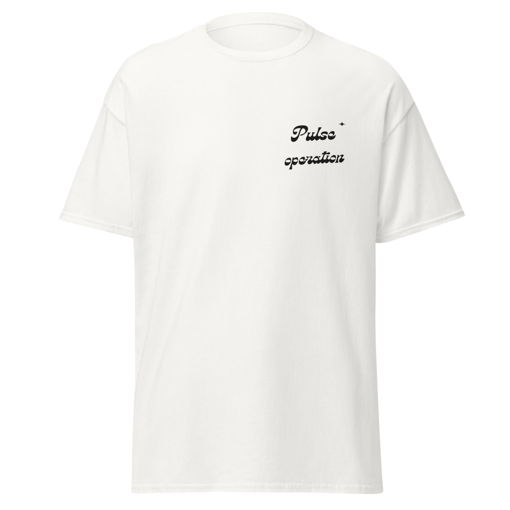 White Pulse operation T-shirt 