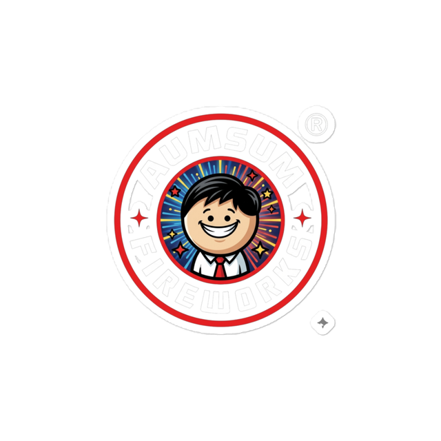 Aumsum fireworks sticker