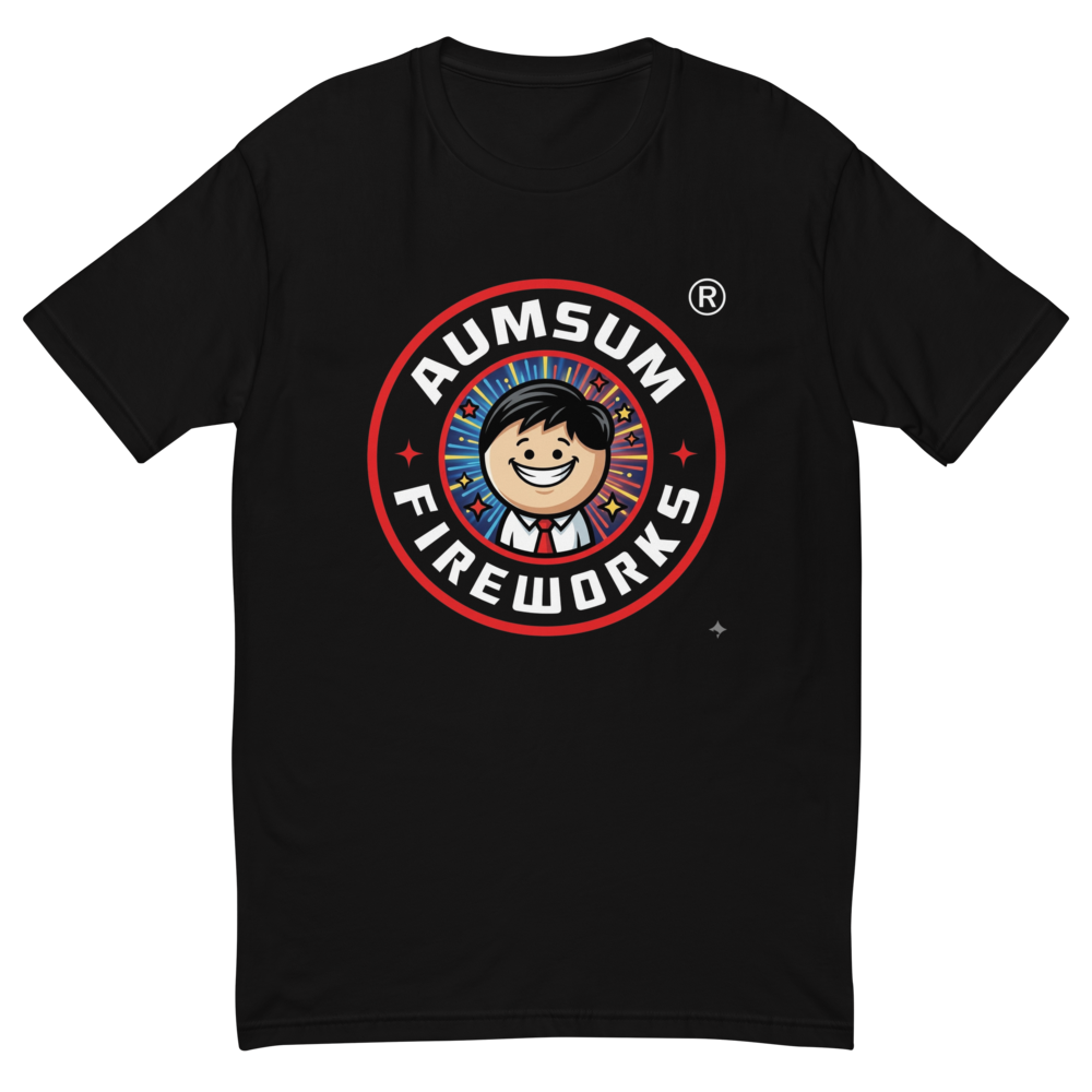 Aumsum fireworks men t shirt 