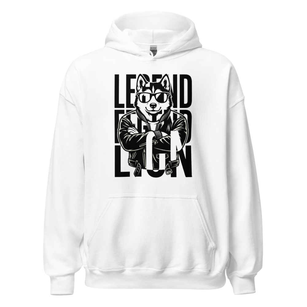 Legend Lion Husky Tee | Cool Streetwear Dog Graphi