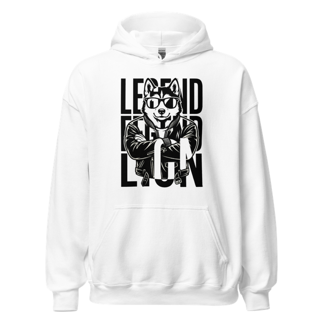Legend Lion Husky Tee | Cool Streetwear Dog Graphi