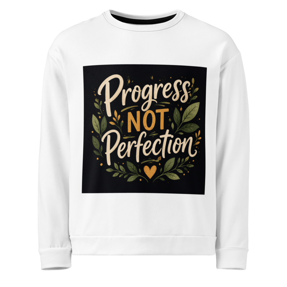 Progress Not Perfection – Inspirational Hand Lette