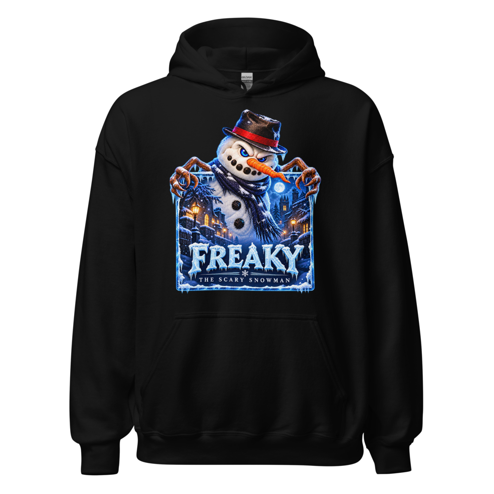 Freaky Scary Snowman Hoodie