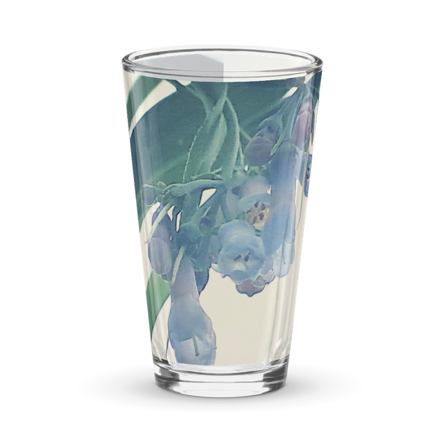 Fairy Flower Glass cup 16oz
