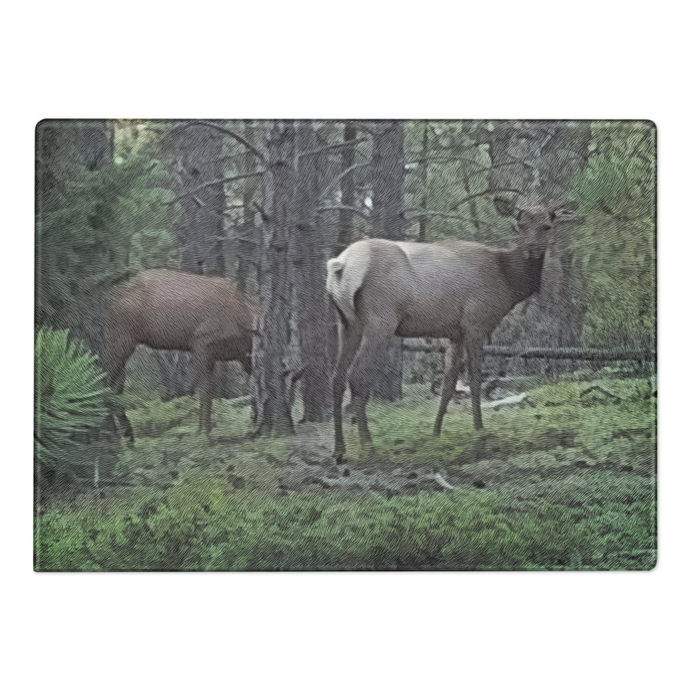 Elk cutting board 